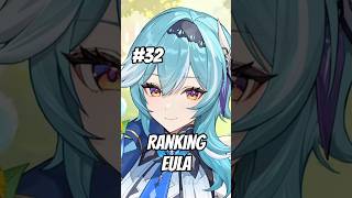 Eula will get Vengeance from her ranking!! ❄️👑 #hoyocreators #GenshinImpact #hoyoverse #eula