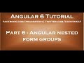 Angular nested form groups