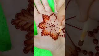 Latest & Most Stylish Dotted Mandala Mehndi Design with the Help of Earbuds