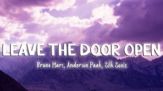 Leave The Door Open - Bruno Mars, Anderson Paak, Silk Sonic Lyrics Vietsub