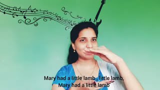 Mary had a little lamb action rhyme| kindergarten rhymes