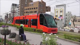 鹿児島市電　かごしま国体ラッピング電車　4月3日から