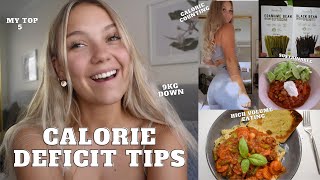 TIPS FOR BEING IN A CALORIE DEFICIT | HOW I LOST 9KG | MY ADVICE!