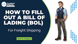 How to Fill Out a Bill of Lading (for freight shipping!)