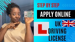 How to apply Uk provisional/ learners driver license online/ UK driving license application