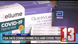 FDA OK's combination home flu  COVID test