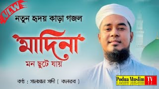 গজলটি হৃদয় কেড়ে নিবে 2023 | Madinar New Ghazal | Salman Sadi Kalarab | Kolorob Gojol | Islamic song