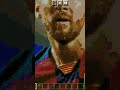 Messi pixel art in minecraft ♥️😍