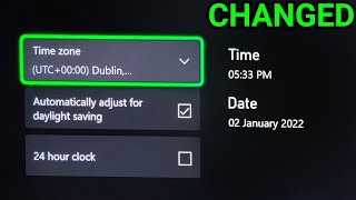 How To Change Date and Time on Xbox Series -- NOT Time Zone | Full Tutorial