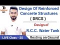 DRCS | Lec25 | Design Of Water Tank