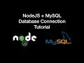 NodeJS + MySQL Database Connection Tutorial
