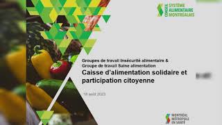 Caisse commune de l'alimentation, participation citoyenne et gouvernance alimentaire