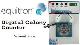 Equitron lapiz Digital Colony Counter / How to use a Colony Counter