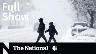 CBC News: The National | Spring blizzard, Interest rate hike, Juno Beach condos