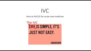 Evaluation of the IVC with POCUS - An In-Depth Guide