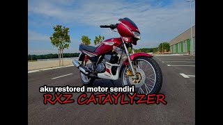 Aku restore motor sendiri l original motor l RXZ CATALYZER RESTORATION / RECONDITION / RESTORE