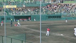 プロ野球 練習試合 高知FD VS 阪神二軍 高知FD同点 5回表の攻撃 高知安芸にて 2017.2