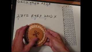 Alberti Cipher Disk: Method 2 Encoding via Adv. Rotational Rules & Superencipherment