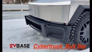 Cybertruck Front Bull Bar Bumper Grille Guard Push Bar EVBASE