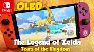 THE LEGEND OF ZELDA: TEARS OF THE KINGDOM - Switch OLED Gameplay Confira como ficou no modo portátil