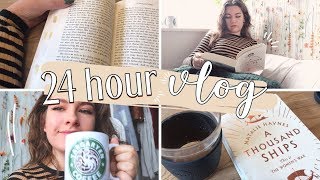 A Book In A Day?? 24 Hour #BasicallyReadathon Vlog