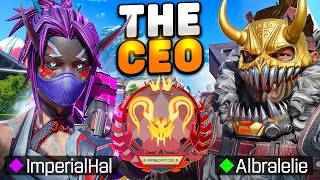 What Its Like Carrying THE CEO In Ranked - Apex Legends