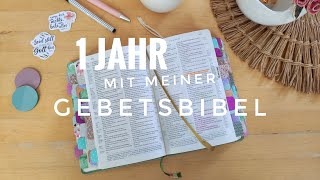 1 Jahr Gebetsbibel - meine Erfahrungen - und Bibelversliste