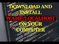 How To Download And Install Wamp server(Localhost)