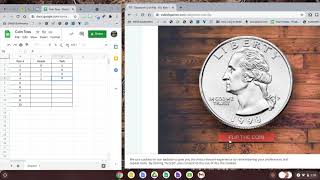 Google Sheets Coin Toss