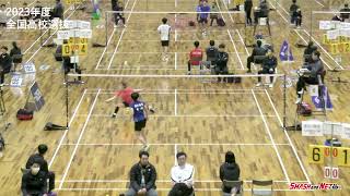 【高校選抜2023年度】女子Ｓ1回戦 西田美夢(諫早商業)vs 砂川温香(柳井商工)