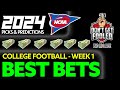 CFB Betting l Week 1 College Football Picks & Predictions l Expert Handicapper 8/31/24