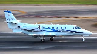 Cessna 560XL Citation XLS [N935BB] Landing w/ Loud Reverse | Minneapolis