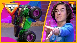 Monster Truck Stunts & Dunk Tank DUEL 🔥🎯 Monster Jam Revved Up Recaps 9 & 10 - Kids Action Toy Play