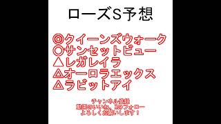 ローズステークス2024 AI予想