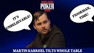 Martin Kabrhel TILTS whole table I WSOP Europe 2021 | €25k Premium High Roller | PART 1