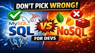 Don't Pick Wrong! SQL vs NoSQL for Devs