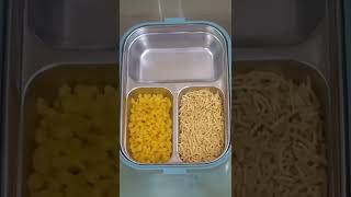 Yellow 💛 Colour LunchBox 😋😋🤤🤤🍱Desi Indian Tiffin Idea💡#shorts Madhuskitchen  #youtubepartner FunFood