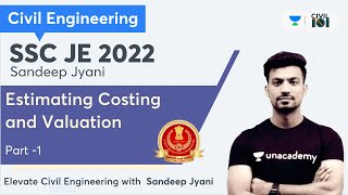 Estimating Costing and Valuation 1 | SSC JE  2022 | Civil Engineering Sandeep Jyani | Victory Batch