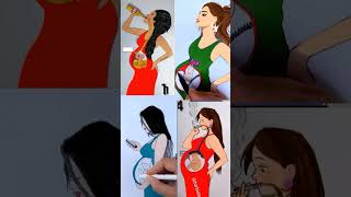 It depend on mother how her baby will be #rifanaartandcraft  #rifanaart #animationvideo #shorts