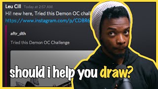 Actually Critiquing Art and making my subscribers better than me at digital art 🌈discord art review