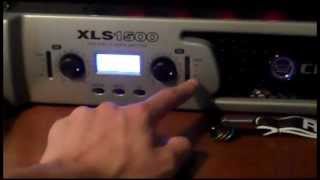 Crown XLS1500 Power Amplifier Review/How we hook it up!