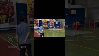 籃球比賽：三人小組流暢的搭配，快速傳導進球得分！ #飛翔 #basketball