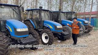 4wd Used Agricultural Tractor New Holland Snh1304 130hp 120hp For Farmland