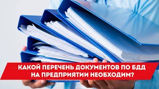 Документы по БДД. Перечень необходимых документов на предприятии.