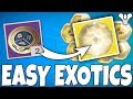 Destiny 2 - Exotic Drop Buff?! - 5 EXOTICS In 5 Minutes! - How To Get EASY EXOTICS!?