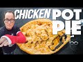 CHICKEN POT PIE THAT'S SO EASY YOU ONLY NEED ONE ARM TO MAKE IT! | SAM THE COOKING GUY