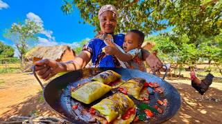 These African Village Family Cooks The Most Delicious Organic Rural Food For Dinner