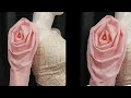 rose flower sleeves |special and unique sleeves |beautiful sleeves |with hina kashif