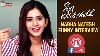 Nabha Natesh Facebook LIVE Interview | Nannu Dochukunduvate Movie | Sudheer Babu | Telugu Cinema