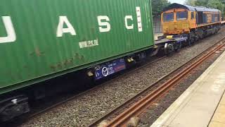 66767 working 4L68 Birch Coppice Gbrf to London Gateway Gbrf #class66 #Gbrf #tones #freighttrain